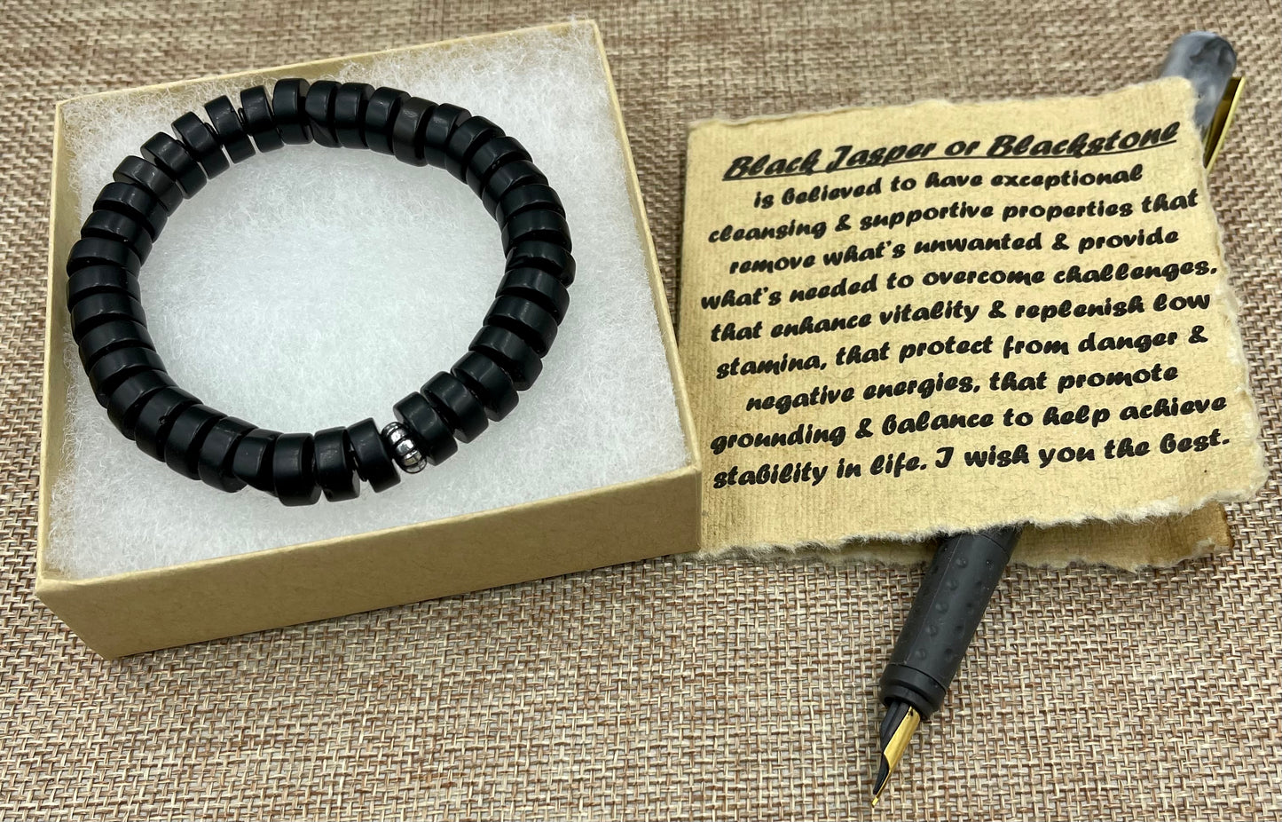 Black Jasper Bracelet